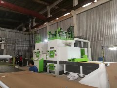 不锈钢板双面雾化自动喷砂机，不锈钢双面自动喷砂机